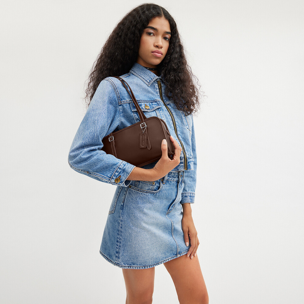 Coach Swing Zip Bag in Maple